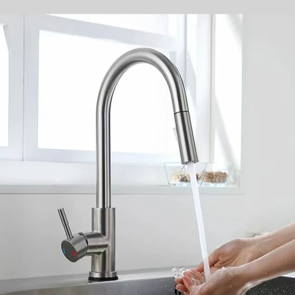 Commercial Kitchen Faucet - Kitchen Faucet Pull Out Brushed Nickle