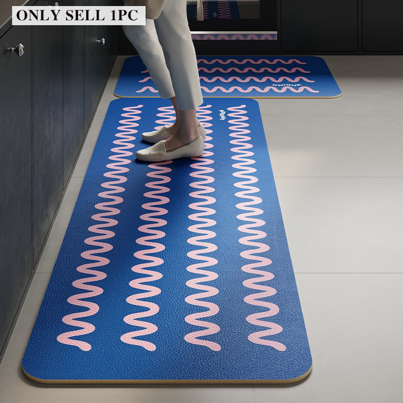 Commercial Kitchen Non Slip Flooring - PVC Kitchen Floor Mat Waterproof Oil-proof