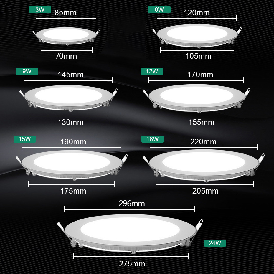 Ultra Thin Round/Square LED Pa - Commercial Kitchen Ceiling ulasan dan harga