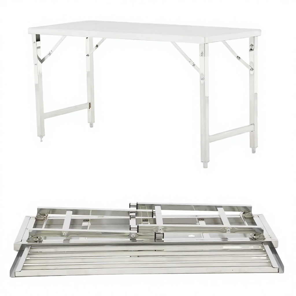 Adjustable Height Foldable 304 - Commercial Kitchen Bench ulasan dan harga