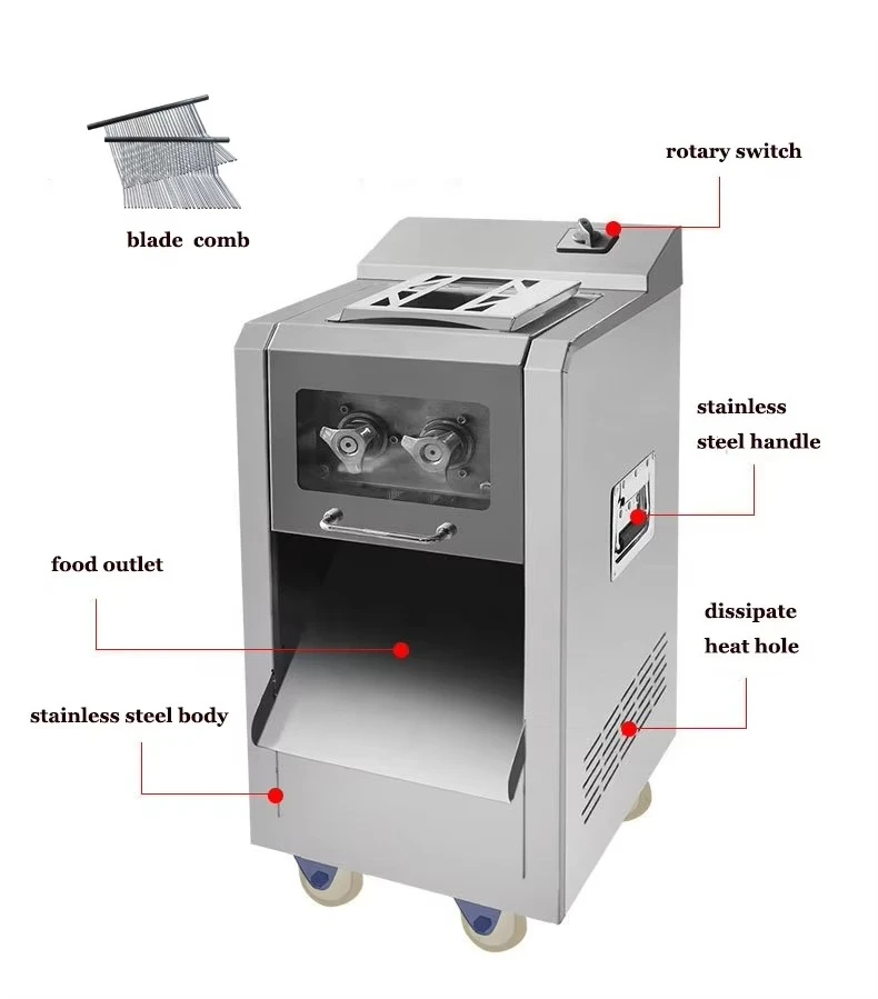 Commercial Stainless Steel Mea - Meat Slicer Machine ulasan dan harga