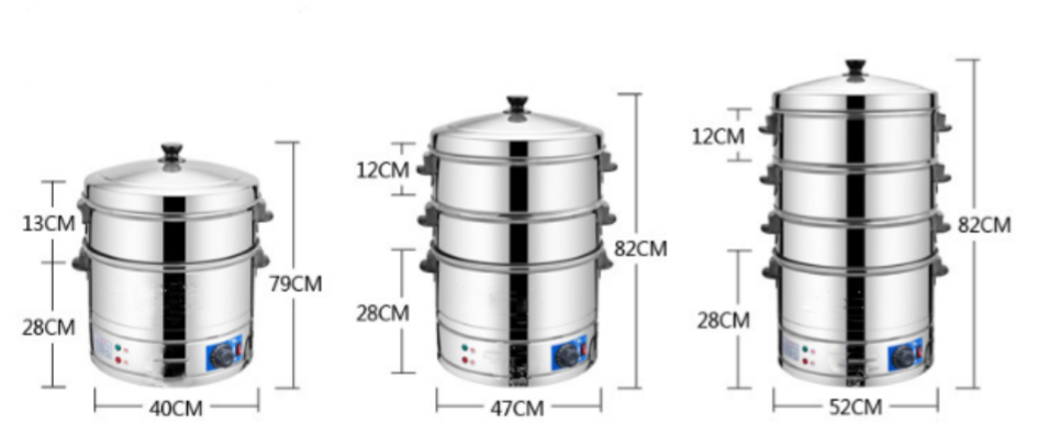 Commercial 35cm 40cm 47cm Stai - Commercial Kitchen Boiler ulasan dan harga