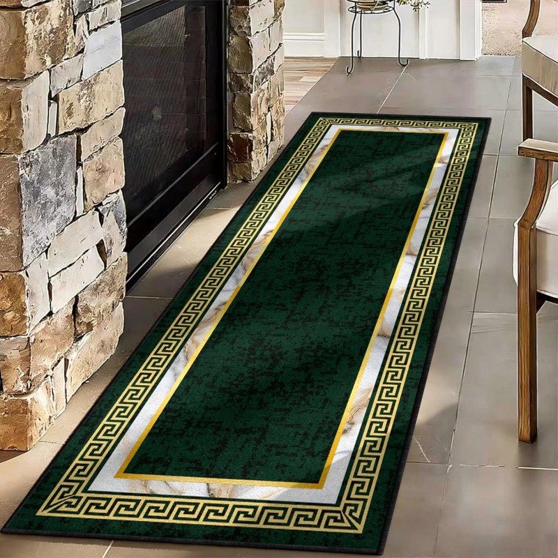 Abstract Art Runner Rug Blue Y - Commercial Kitchen Non Slip Flooring ulasan dan harga