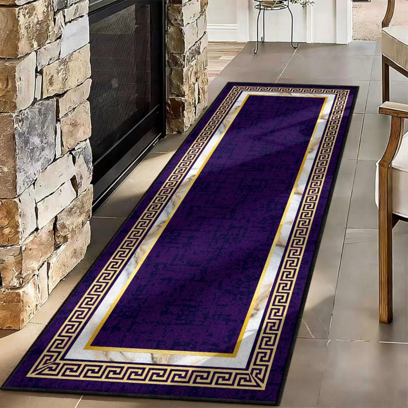 Abstract Art Runner Rug Blue Y - Commercial Kitchen Non Slip Flooring ulasan dan harga