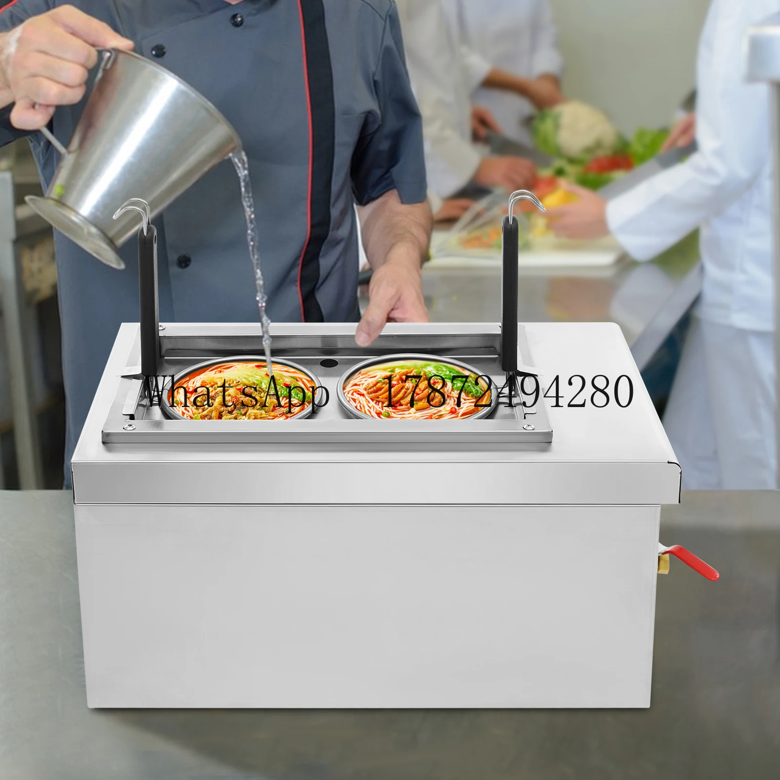 Commercial 2-Pan Electric Nood - Commercial Kitchen Boiler ulasan dan harga
