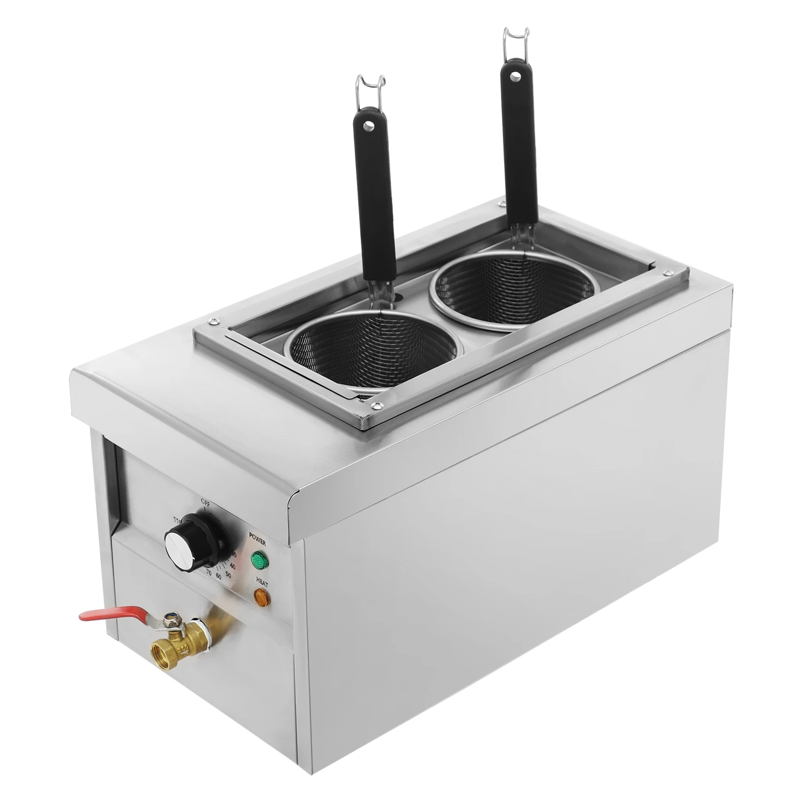 Commercial 2-Pan Electric Nood - Commercial Kitchen Boiler ulasan dan harga