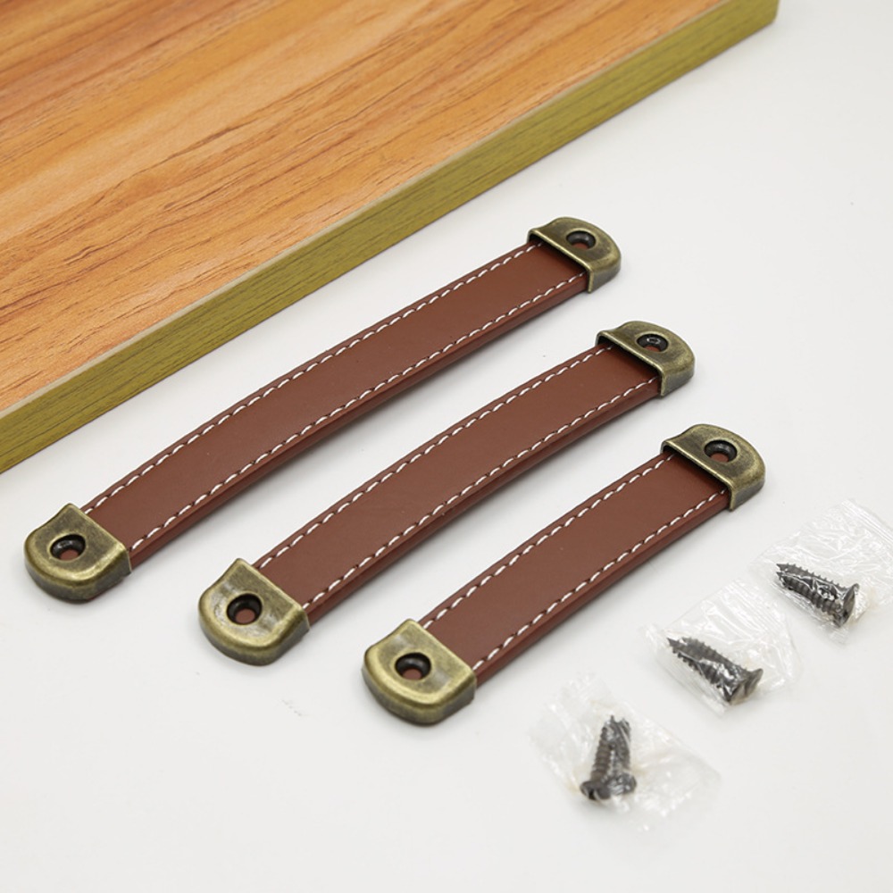 Vintage With Screws Leather Ha - Commercial Kitchen Cabinet ulasan dan harga