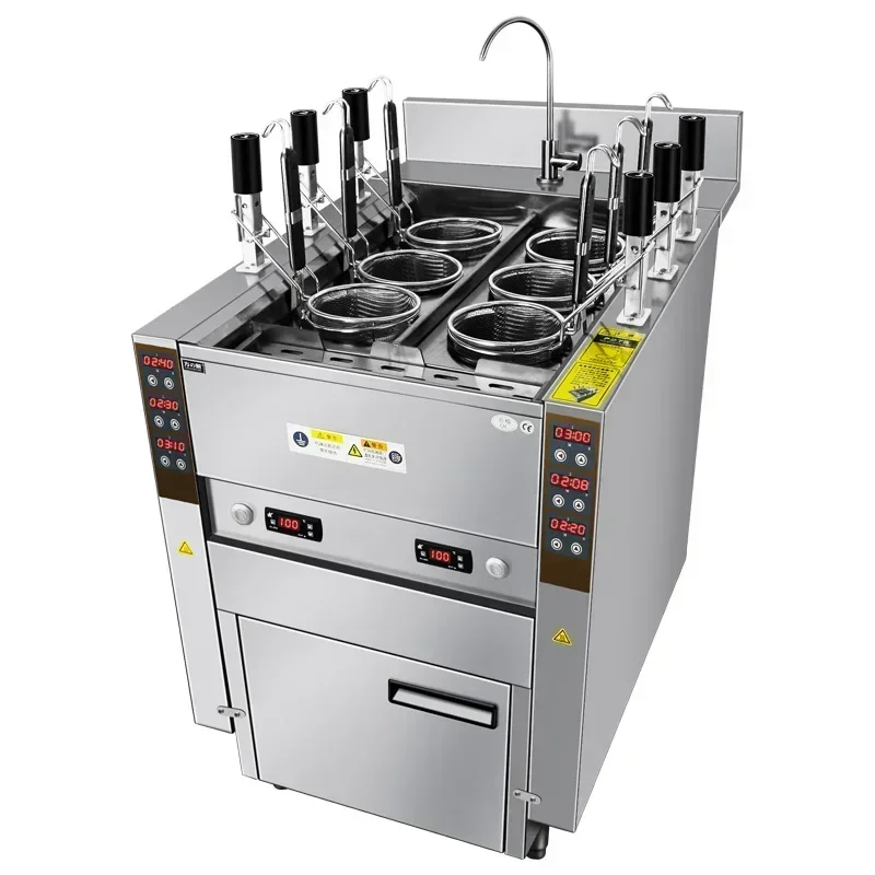 Auto-lift Pasta Cooker with 6  - Commercial Kitchen Boiler ulasan dan harga