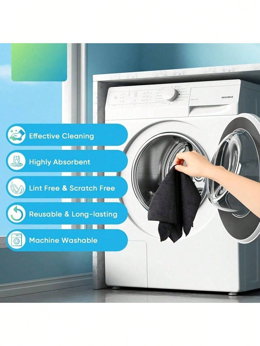 10pcs Kitchen Towel Set, Black - Commercial Kitchen Hood Installation ulasan dan harga