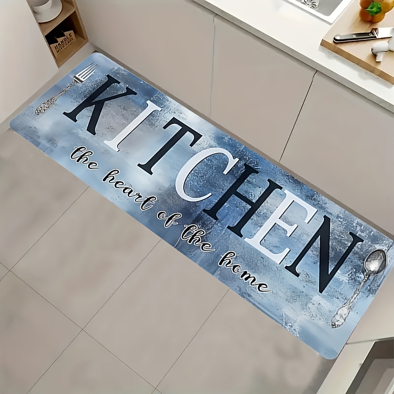Blue Textured Kitchen Runner R - Commercial Kitchen Non Slip Flooring ulasan dan harga