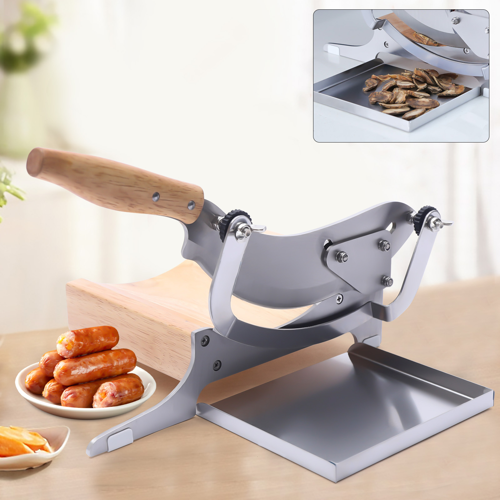 Stainless Steel Manual Meat &  - Meat Slicer Machine ulasan dan harga