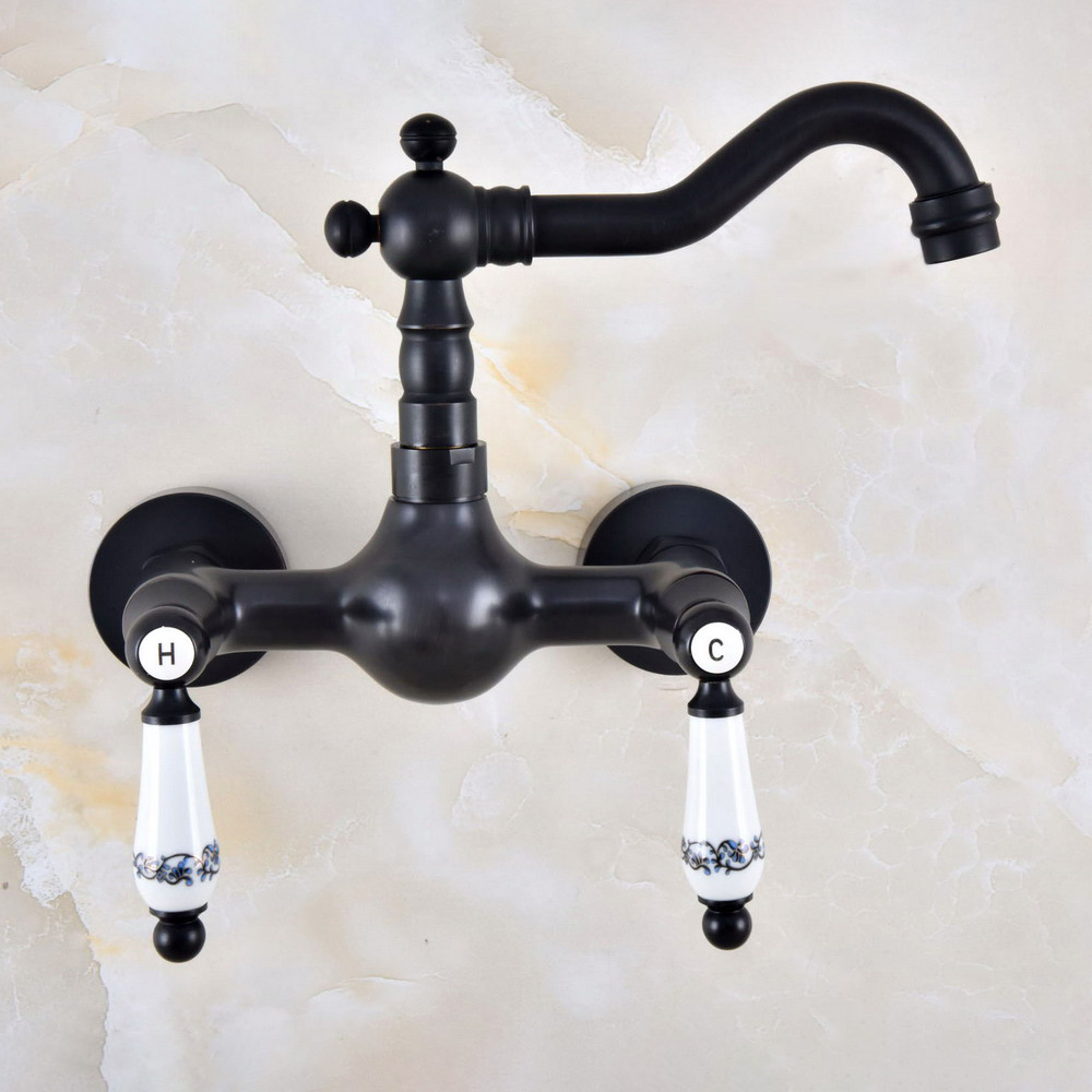 Black Oil Rubbed Bronze Wall M - Commercial Kitchen Faucet ulasan dan harga