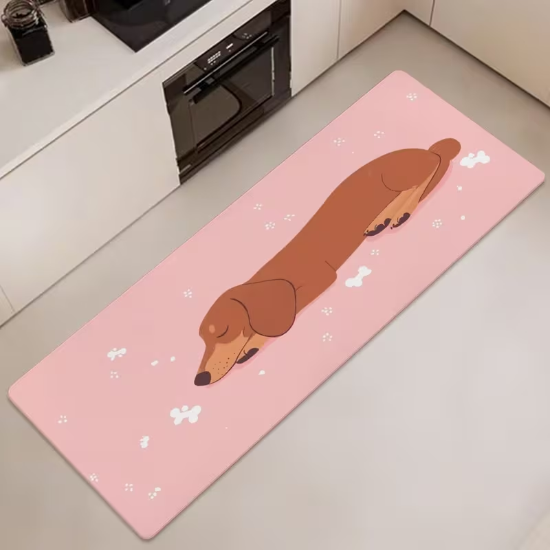 Cute Sleeping Dachshund Long K - Commercial Kitchen Non Slip Flooring ulasan dan harga