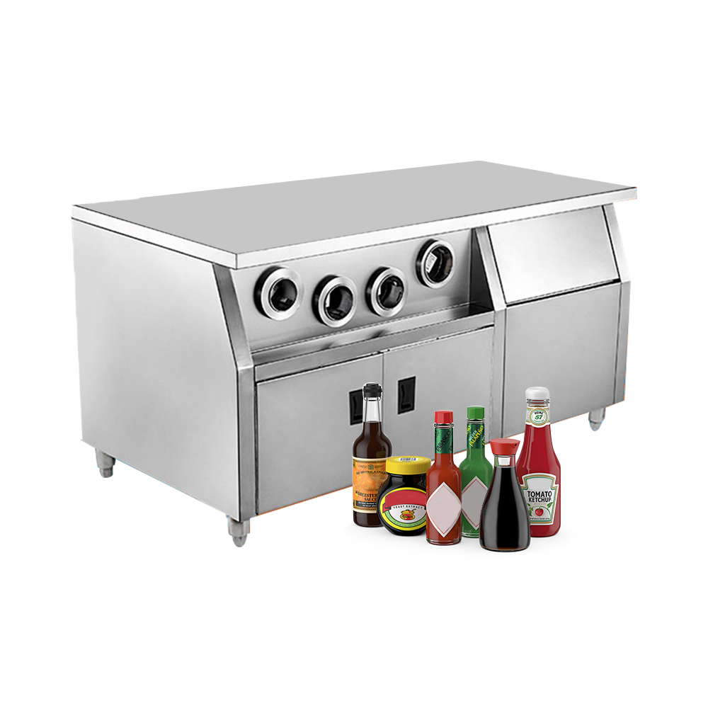 Stainless Steel Fast Food & Re - Commercial Kitchen Bench ulasan dan harga