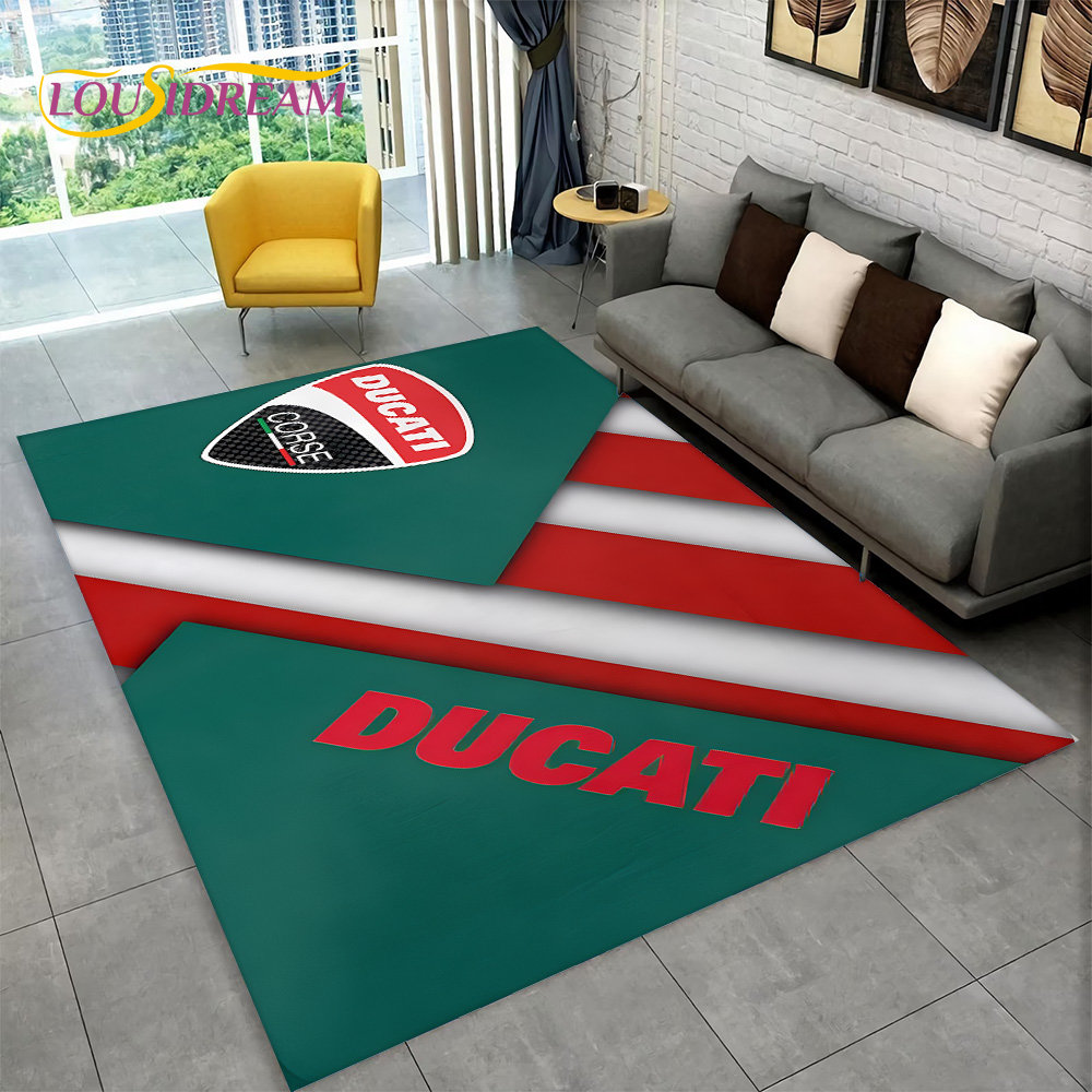 3D D-Ducati Pattern Area Rug L - Commercial Kitchen Non Slip Flooring ulasan dan harga