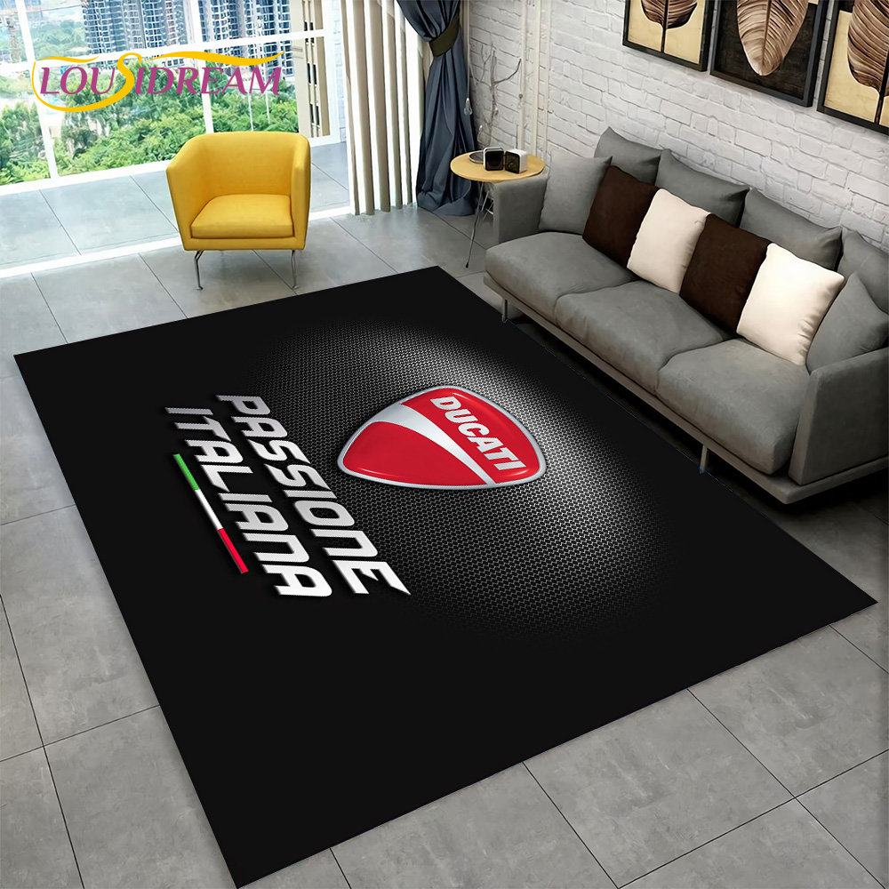 3D D-Ducati Pattern Area Rug L - Commercial Kitchen Non Slip Flooring ulasan dan harga