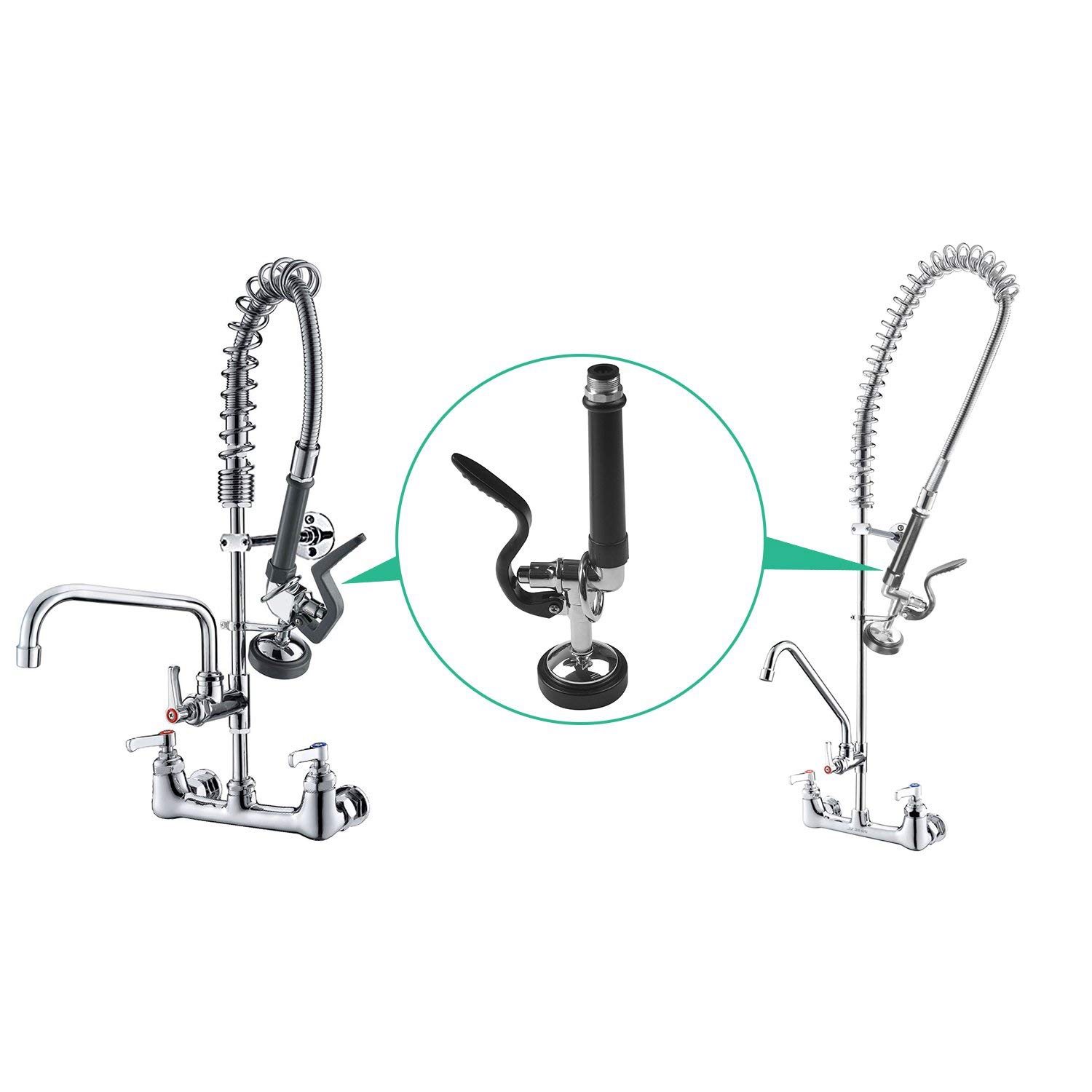 In stock Pre Rinse Sprayer Com - Commercial Kitchen Faucet ulasan dan harga