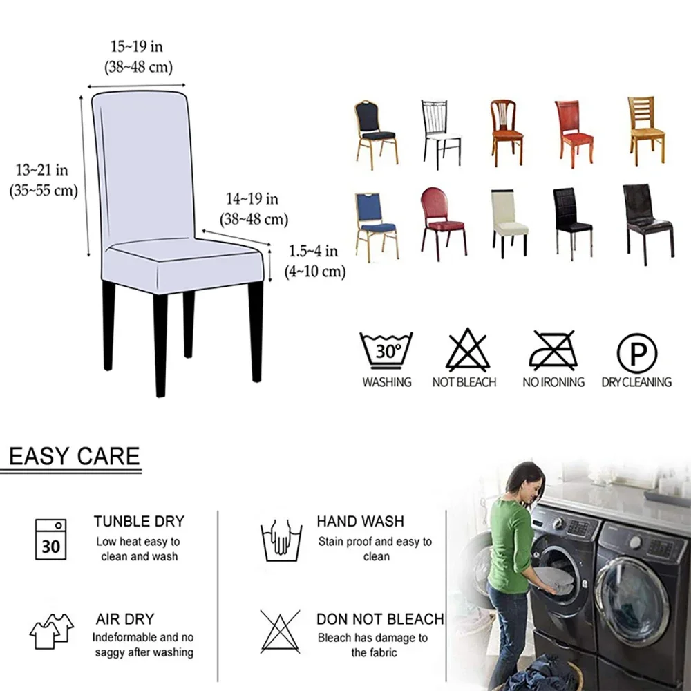Elastic Chair Cover Plain Span - Commercial Kitchen Bench ulasan dan harga