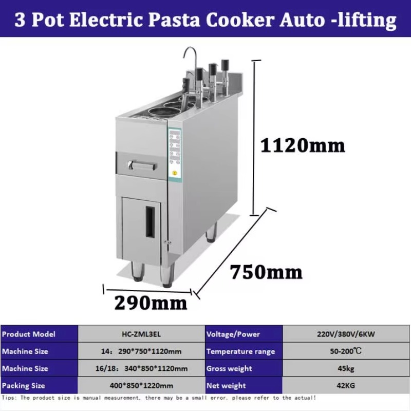 Commercial 3-Pot Electric Auto - Commercial Kitchen Boiler ulasan dan harga