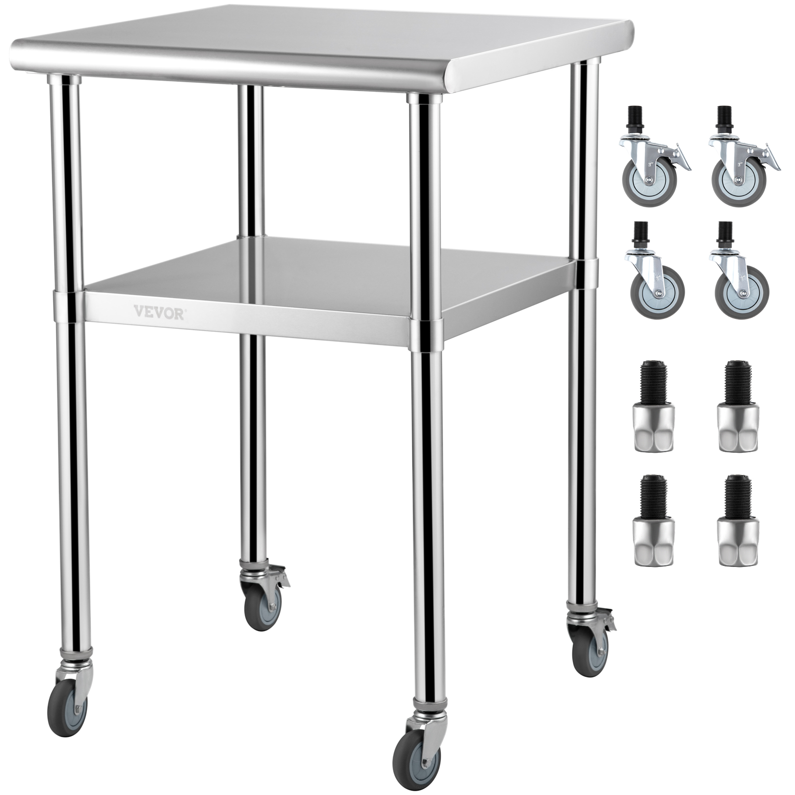 24 x 24 in Stainless Steel Kit - Commercial Kitchen Bench ulasan dan harga